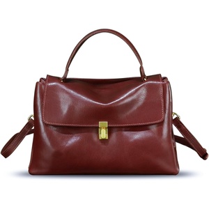image:imageGenuine Leather Handbag for Women Crossbody Shoulder Bag Designer Satchel PurseLight Coffee