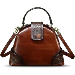 image:imageGenuine Leather Purses for Women Handbags Classical Desinger Doctor Bag Crossbody Shoulder BagLight Coffee