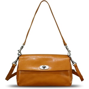 image:imageGenuine Leather Shoulder Bag for Women Hobo Crossbody Bag Designer Satchel Purse HandbagBrown