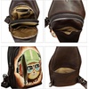image:imageGenuine Leather Sling Bag for Men and Women Real Leather Shoulder Crossbody Bag Chest Bag Sling Backpack PurseHand Painted 02