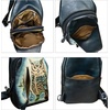 image:imageGenuine Leather Sling Bag for Men and Women Real Leather Shoulder Crossbody Bag Chest Bag Sling Backpack PurseHand Painted 03