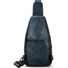 image:imageGenuine Leather Sling Bag for Men and Women Real Leather Shoulder Crossbody Bag Chest Bag Sling Backpack PurseHand Painted 03