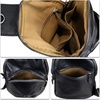 image:imageGenuine Leather Small Sling Bag for Women Crossbody Purse Handmade Hiking Daypack Retro Shoulder Backpack Vintage Chest BagsBlack