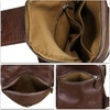 image:imageGenuine Leather Small Sling Bag for Women Crossbody Purse Handmade Hiking Daypack Retro Shoulder Backpack Vintage Chest BagsCoffee