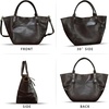 image:imageGenuine Leather Bag for Women Purses Handbag Vintage Desinger Leather Shoulder Crossbody BagCoffee