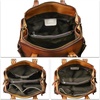 image:imageGenuine Leather Handbags Satchel for Women Purse Vintage Handmade TopHandle Crossbody Shoulder BagBrown