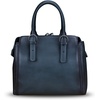 image:imageGenuine Leather Handbags Satchel for Women Purse Vintage Handmade TopHandle Crossbody Shoulder BagDarkgrey