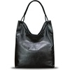 image:imageGenuine Leather Hobo Bags for Women Shoulder Tote Bag Full Grain Leather Satchel Purses HandbagsBlack