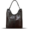 image:imageGenuine Leather Hobo Bags for Women Shoulder Tote Bag Full Grain Leather Satchel Purses HandbagsCoffee