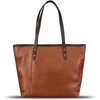 image:imageGenuine Leather Tote Bag for Women Shoulder Bag Vintage Leather Purse HandbagBrown