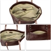 image:imageGenuine Leather Tote Bag for Women Shoulder Bag Vintage Leather Purse HandbagCoffee