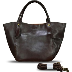 image:imageGenuine Leather Bag for Women Purses Handbag Vintage Desinger Leather Shoulder Crossbody BagCoffee