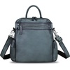 image:imageGenuine Leather Backpack for Women Convertible Design Shoulder Bag Vintage Casual Daypack Knapsack Rucksack Purse CoffeeGray