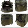 image:imageGenuine Leather Backpack for Women Convertible Design Shoulder Bag Vintage Casual Daypack Knapsack Rucksack Purse CoffeeGreen