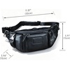 image:imageGenuine Leather Fanny Pack for Men and Women Crossbody Sling Bag Real Leather Waist Bag Hip Purse BrownBlack