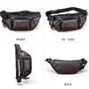 image:imageGenuine Leather Fanny Pack for Men and Women Crossbody Sling Bag Real Leather Waist Bag Hip Purse BrownCoffee