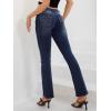 imageWomens Jeans 90s Mid Rise Bootcut High Stretch Boot Cut Denim Pants Pantalones De Mujer201dark Blue