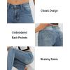 imageWomens Jeans 90s Mid Rise Bootcut High Stretch Boot Cut Denim Pants Pantalones De Mujer201mid Blue