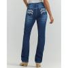 imageWomens Jeans 90s Mid Rise Bootcut High Stretch Boot Cut Denim Pants Pantalones De Mujer201navy Blue