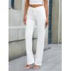 imageWomens Jeans 90s Mid Rise Bootcut High Stretch Boot Cut Denim Pants Pantalones De Mujer201white