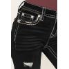 imageWomens Jeans 90s Mid Rise Bootcut High Stretch Boot Cut Denim Pants Pantalones De Mujer205black