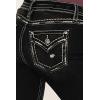 imageWomens Jeans 90s Mid Rise Bootcut High Stretch Boot Cut Denim Pants Pantalones De Mujer205black