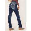imageWomens Jeans 90s Mid Rise Bootcut High Stretch Boot Cut Denim Pants Pantalones De Mujer205dark Blue