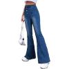 imageBell Bottom Jeans for Women High Waisted Stretch Flare Denim Pants 2024 Y2K Trendy