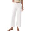 imageWide Leg High Waisted Jeans for Women Trendy Stretchy Cropped Straight Leg Flare Jeans Frayed Hem Baggy Denim PantsWhite