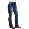 imageWomens Jeans 90s Mid Rise Bootcut High Stretch Boot Cut Denim Pants Pantalones De Mujer201dark Blue