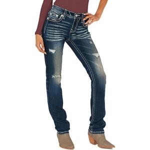 imageWomens Jeans 90s Mid Rise Bootcut High Stretch Boot Cut Denim Pants Pantalones De Mujer205cyan Blue