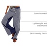 image:imagePEIHOT Low Rise Striped Pants for Women Pull On Drawstring Boho Wide Leg Jeans Trendy 2026Darkblue