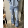 image:imagePEIHOT Vintage Bell Bottoms Flare Jeans for Women 90s High Waist Ripped Distressed Wide Leg High Rise Denim Pants0556light Blue