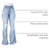 image:imagePEIHOT Vintage Bell Bottoms Flare Jeans for Women 90s High Waist Ripped Distressed Wide Leg High Rise Denim PantsSky Blue