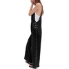 image:imagePEIHOT Womens Casual Wide Leg Denim Overalls Loose Fit Jean Jumpsuits Adjustable Strap Bib Romper FallBlack