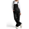 image:imagePEIHOT Womens Casual Wide Leg Denim Overalls Loose Fit Jean Jumpsuits Adjustable Strap Bib Romper FallBlack