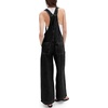 image:imagePEIHOT Womens Casual Wide Leg Denim Overalls Loose Fit Jean Jumpsuits Adjustable Strap Bib Romper FallBlack