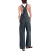 image:imagePEIHOT Womens Casual Wide Leg Denim Overalls Loose Fit Jean Jumpsuits Adjustable Strap Bib Romper FallCyanblue