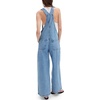 image:imagePEIHOT Womens Casual Wide Leg Denim Overalls Loose Fit Jean Jumpsuits Adjustable Strap Bib Romper FallLightblue