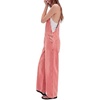 image:imagePEIHOT Womens Casual Wide Leg Denim Overalls Loose Fit Jean Jumpsuits Adjustable Strap Bib Romper FallPink