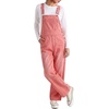 image:imagePEIHOT Womens Casual Wide Leg Denim Overalls Loose Fit Jean Jumpsuits Adjustable Strap Bib Romper FallPink