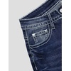image:imageWomens Mid Rise Bootcut Jeans Western Rhinestone Stretchy Denim PantsDarkblue Rhinestone