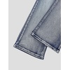 image:imageWomens Mid Rise Bootcut Jeans Western Rhinestone Stretchy Denim PantsLightblue Rhinestone