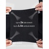 image:imageWomens 4Way Stretchy Jeans High Waisted Wide Leg Denim Pants with PocketsMidblack