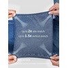 image:imageWomens 4Way Stretchy Jeans High Waisted Wide Leg Denim Pants with PocketsMidblue