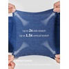 image:imageWomens High Waisted Strethchy Jeans Pull On Capris Jeggings with PocketsLightblue
