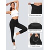 image:imageWomens High Waisted Strethchy Jeans Pull On Capris Jeggings with PocketsMidblack
