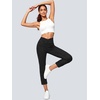 image:imageWomens High Waisted Strethchy Jeans Pull On Capris Jeggings with PocketsMidblack