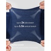 image:imageWomens Super Stretchy Jeans High Waisted Flared Denim Jegging with PocketsDarkblue