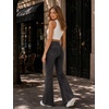 image:imageWomens Super Stretchy Jeans High Waisted Flared Denim Jegging with PocketsGrey